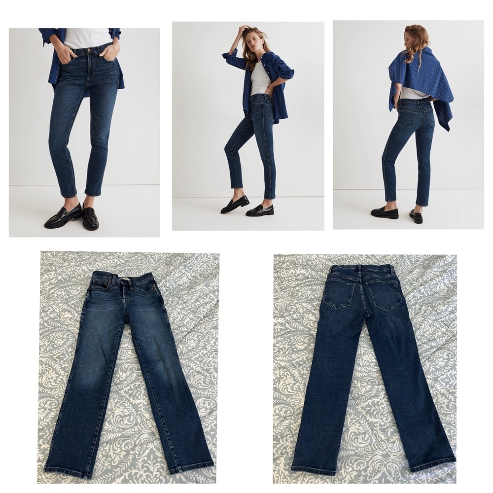 Madewell
Petite Stovepipe Jeans in Pendleton Wash